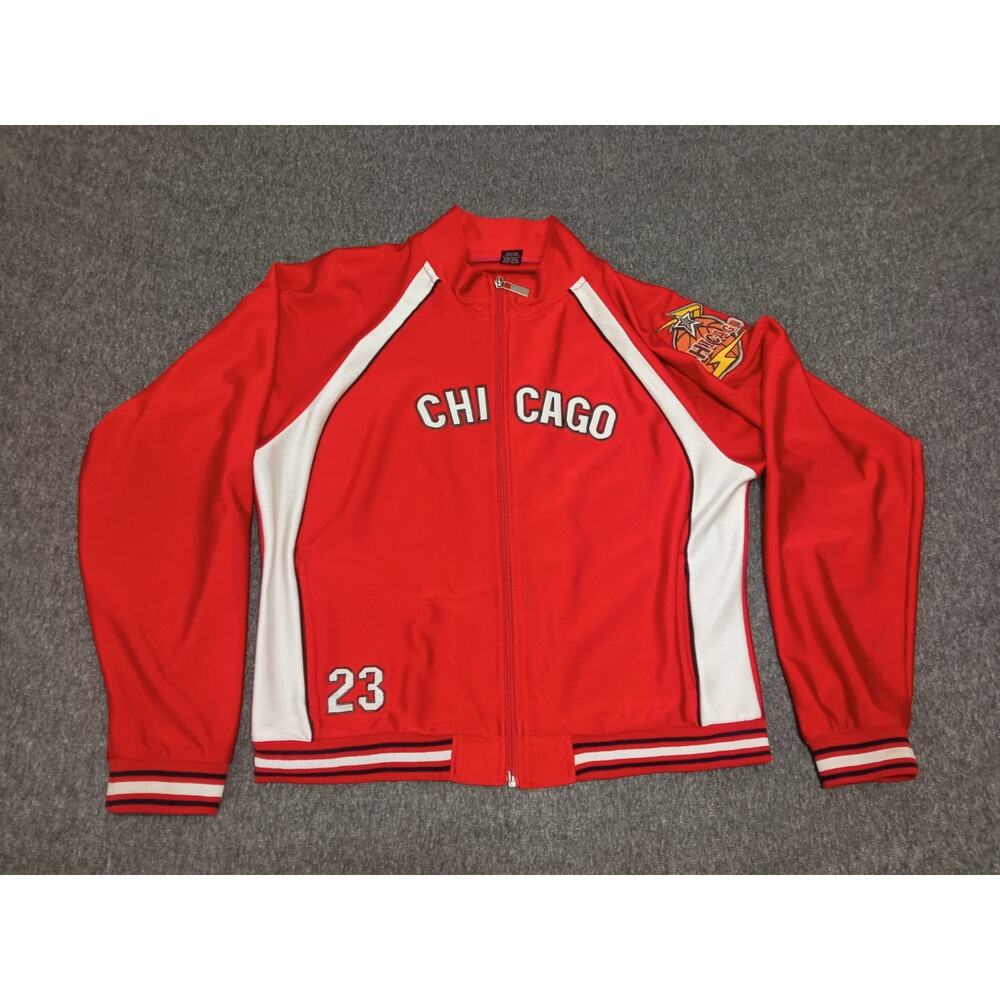 Soho Babe Youth Jacket Chicago Bulls #23 Red / White Size 2XL 14 Years